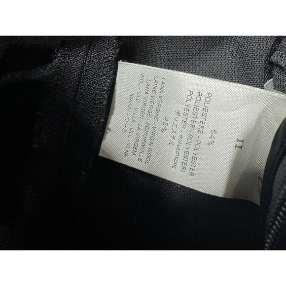 Giada‎ Forte Black Ankle Dress Pants Size II Wool Blend 30x30.5 - Picture 3 of 9